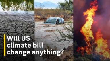 US passes historic climate bill as Europe suffers worst drought in decades