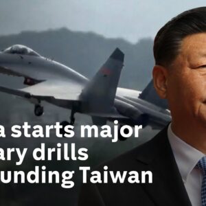 China holds major military drills, 'blockading' Taiwan