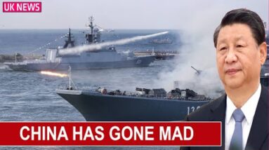 Danger warning for Taiwan. The Chinese army surrounded the entire island. Ready to fight.