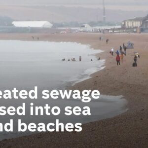 Pollution warnings at dozens of beaches after sewage released into sea