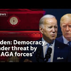 Biden warns US democracy is under attack by ‘MAGA forces’ loyal to Trump