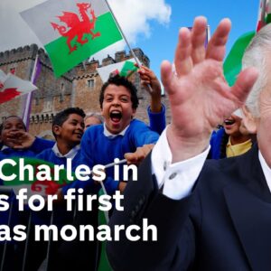 King Charles visits Wales on last stop of week-long tour