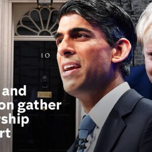 Rishi Sunak stands for PM as Johnson seeks support