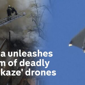 Ukraine: Russia attacks Kyiv with wave of ‘kamikaze’ drones