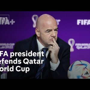 Qatar World Cup: FIFA president defends tournament in extraordinary speech