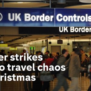 Christmas travel chaos expected as border force strikes announced