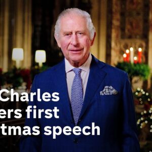 King Charles makes first Christmas speech