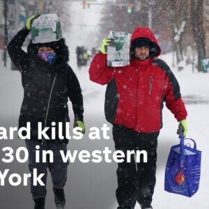 Over 30 dead as blizzard hits western New York