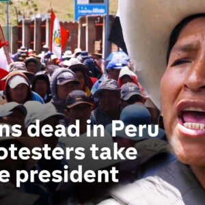 Peru unrest: protesters bring country to a standstill after weeks of unrest against the president