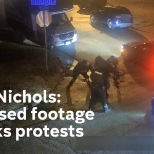 Tyre Nichols cries for mother in footage released of police attack