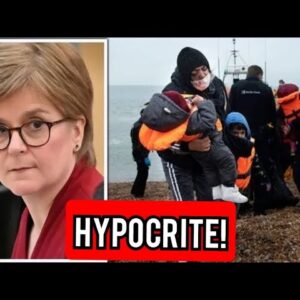 Hypocrite' Sturgeon told to take her 'fair share' of migrants as UK faces Channel crisis