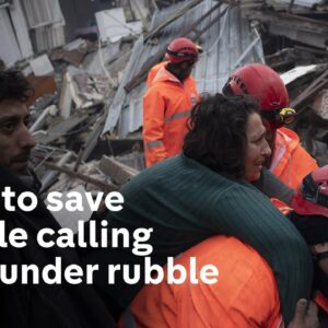 Turkey quake: Voices call from under rubble as rescuers race to help