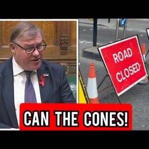 Brexiteer now wants to take back control of Britain's road with his 'can the cones' Bill