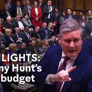 Budget 2023: Highlights from Jeremy Hunt and Keir Starmer