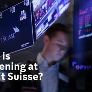 Credit Suisse shares tumble - sending US and Europe markets into red