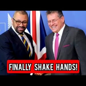 Cleverly and Sefcovic finally shake hands on EU deal that opens door to £80bn funding