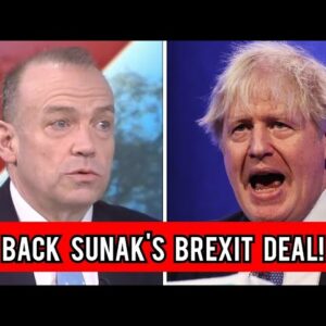 Boris's former chief whip claims he can convince ex-PM to back Sunak's Brexit deal