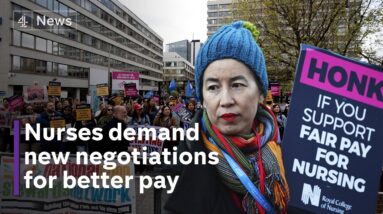 UK strikes: nurses union wants ‘double digit’ pay deal